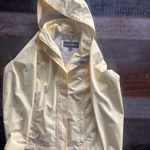 Eddie Bauer Light Yellow Hooded Jacket